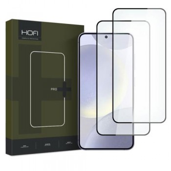 Tempered Glass Full Face Hofi Pro+ Samsung Galaxy S24 5G Μαύρο (2 τεμ.) Tempered Glass Full Face Hofi Pro+ Samsung Galaxy S24 5G Μαύρο (2 τεμ.)
