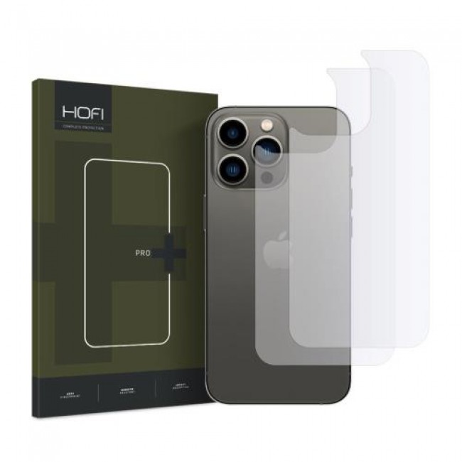 Hybrid Nano Glass Back Protector Hofi HydroFlex Pro+ Apple iPhone 14 Pro Διάφανο (2 τεμ.) Hybrid Nano Glass Back Protector Hofi HydroFlex Pro+ Apple iPhone 14 Pro Διάφανο (2 τεμ.)