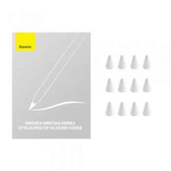 Καλύμμα Μύτης Γραφίδας Αφής Baseus για Apple & Baseus Pencil Λευκό (12 τεμ.) Καλύμμα Μύτης Γραφίδας Αφής Baseus για Apple & Baseus Pencil Λευκό (12 τεμ.)