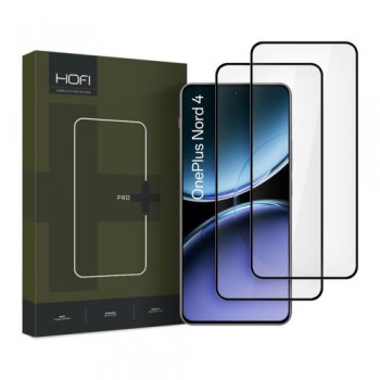 Tempered Glass Full Face Hofi Pro+ OnePlus Nord 4 Μαύρο (2 τεμ.) Tempered Glass Full Face Hofi Pro+ OnePlus Nord 4 Μαύρο (2 τεμ.)