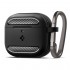 Θήκη Σιλικόνης Spigen Rugged Armor Apple AirPods 4 με Γάντζο Μαύρο