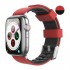 Λουράκι Σιλικόνης Ahastyle WA11 Duotone Premium Silicone Apple Watch (38/ 40/ 41mm) Σκούρο Κόκκινο-Μαύρο