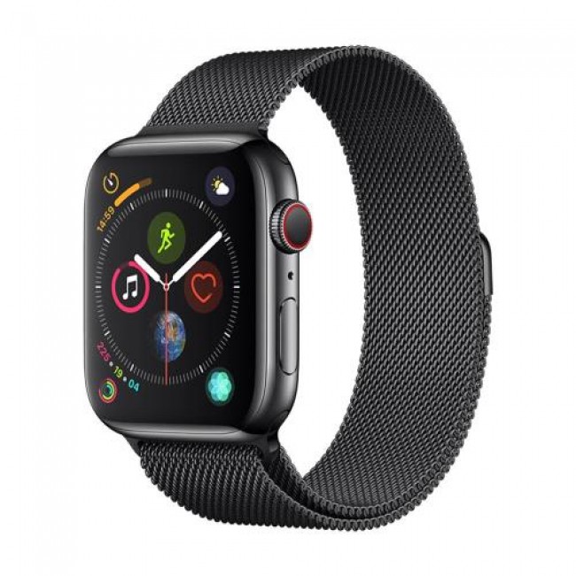 Λουράκι Devia Milanese Loop Apple Watch (42/ 44/ 45mm) Elegant Μαύρο