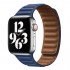 Λουράκι Devia Elegant Leather Apple Watch (38/ 40/ 41mm) Two-Tone Σκούρο Μπλε
