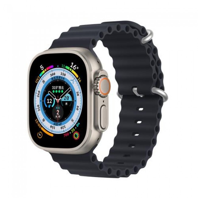 Λουράκι Σιλικόνης Dux Ducis OceanWave Bracelet Apple Watch (38/ 40/ 41mm) Γκρι Λουράκι Σιλικόνης Dux Ducis OceanWave Bracelet Apple Watch (38/ 40/ 41mm) Γκρι