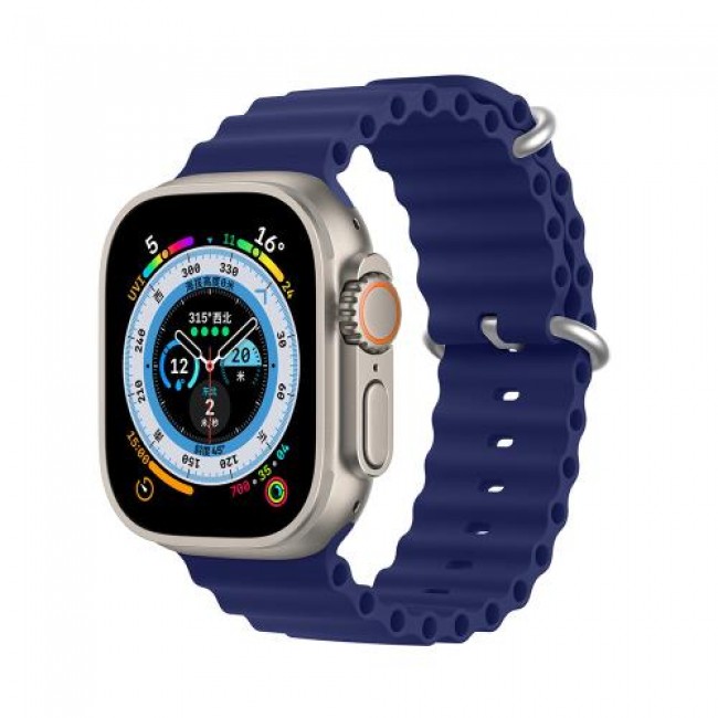 Λουράκι Σιλικόνης Dux Ducis OceanWave Bracelet Apple Watch (38/ 40/ 41mm) Σκούρο Μπλε