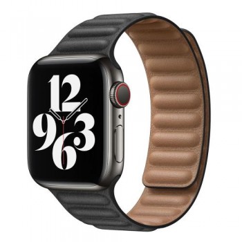 Λουράκι Devia Elegant Leather Apple Watch (38/ 40/ 41mm) Two-Tone Μαύρο Λουράκι Devia Elegant Leather Apple Watch (38/ 40/ 41mm) Two-Tone Μαύρο