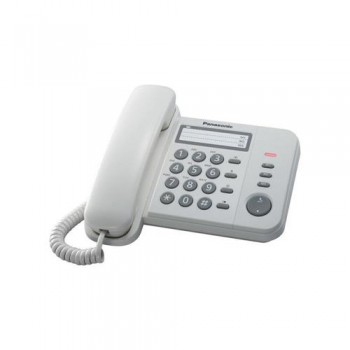 Σταθερό Τηλέφωνο Panasonic KX-TS520EX Λευκό Σταθερό Τηλέφωνο Panasonic KX-TS520EX Λευκό