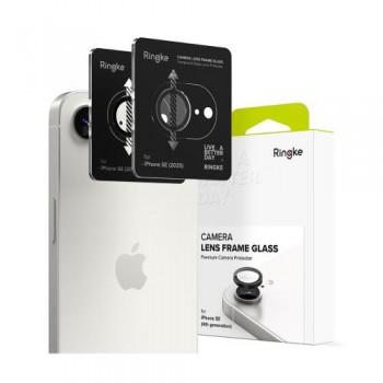 Tempered Glass Full Face Ringke για Τζαμάκι Κάμερας Apple iPhone 16e Μαύρο (2 τεμ) Tempered Glass Full Face Ringke για Τζαμάκι Κάμερας Apple iPhone 16e Μαύρο (2 τεμ)