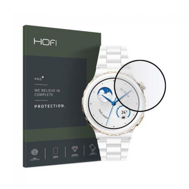 Hybrid Nano Glass Hofi Pro+ Huawei Watch GT 3 Pro 43mm Μαύρο (1 τεμ.) Hybrid Nano Glass Hofi Pro+ Huawei Watch GT 3 Pro 43mm Μαύρο (1 τεμ.)