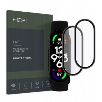 Tempered Glass Hofi Pro+ Xiaomi Mi Smart Band 7 Μαύρο (2 τεμ.)