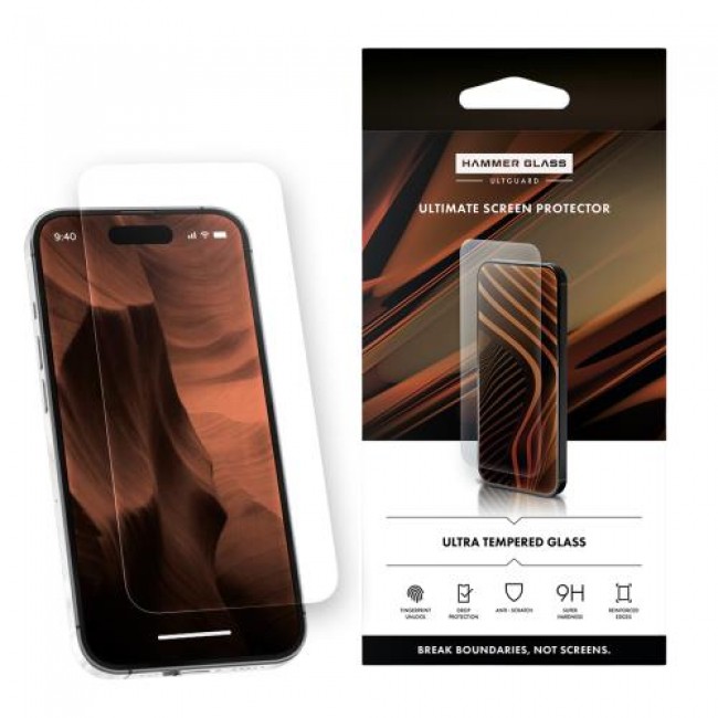 Tempered Glass Hammer Glass Apple iPhone Air Ult Guard (1 τεμ.)