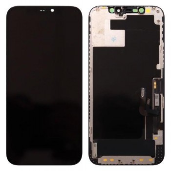 Οθόνη με Touch Screen Hard Oled Apple iPhone 12/ 12 Pro Μαύρο (OEM)