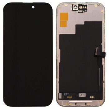Οθόνη με Touch Screen Soft Oled Apple iPhone 15 Pro Μαύρο (OEM)