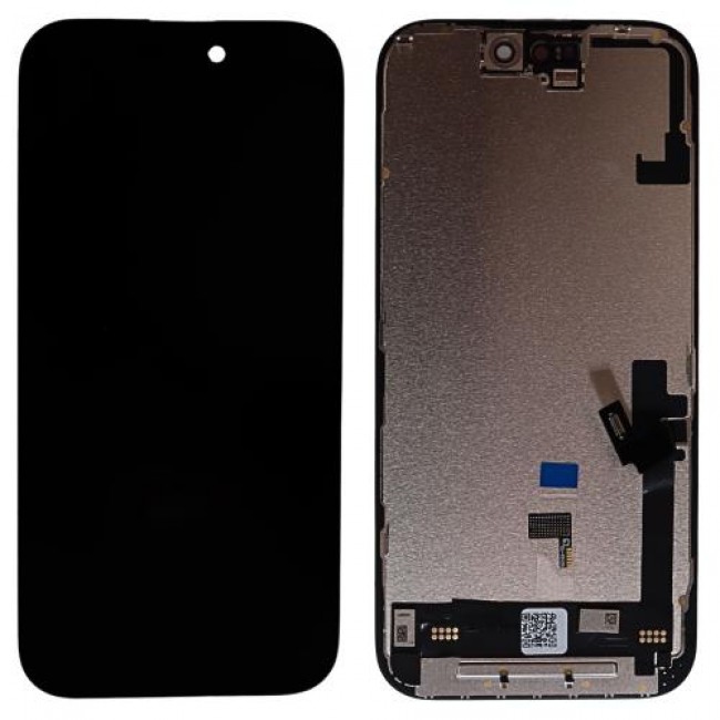 Οθόνη με Touch Screen Hard Oled Apple iPhone 16 Plus Μαύρο (OEM)