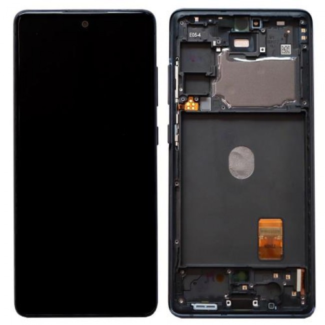 Οθόνη με Touch Screen & Μπροστινή Πρόσοψη Samsung G780F Galaxy S20 FE/ G781B Galaxy S20 FE 5G Μπλε (Original)