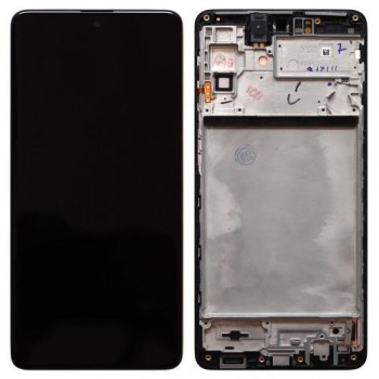 Οθόνη με Touch Screen & Μπροστινή Πρόσοψη Samsung M515F Galaxy M51 Μαύρο (Original) Οθόνη με Touch Screen & Μπροστινή Πρόσοψη Samsung M515F Galaxy M51 Μαύρο (Original)