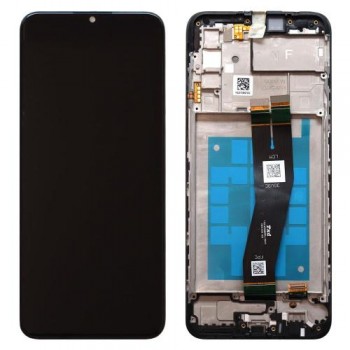 Οθόνη με Touch Screen & Μπροστινή Πρόσοψη Samsung A025G Galaxy A02s Μαύρο (Original)