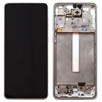 Οθόνη με Touch Screen & Μπροστινή Πρόσοψη Samsung A336B Galaxy A33 5G Λευκό (Original) Οθόνη με Touch Screen & Μπροστινή Πρόσοψη Samsung A336B Galaxy A33 5G Λευκό (Original)