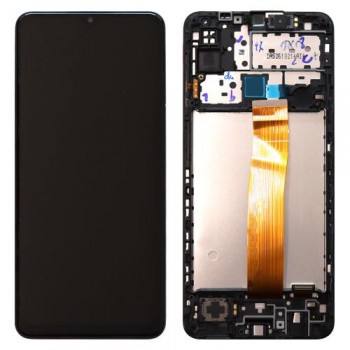 Οθόνη με Touch Screen & Μπροστινή Πρόσοψη Samsung M127F Galaxy M12 Μαύρο (Original)