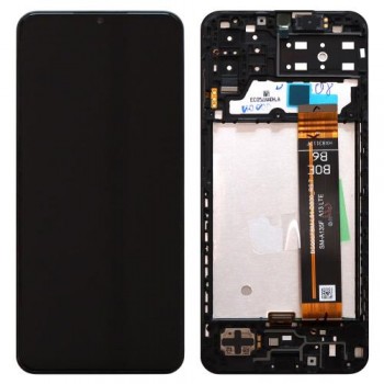 Οθόνη με Touch Screen & Μπροστινή Πρόσοψη Samsung M135F Galaxy M13 Μαύρο (Original)