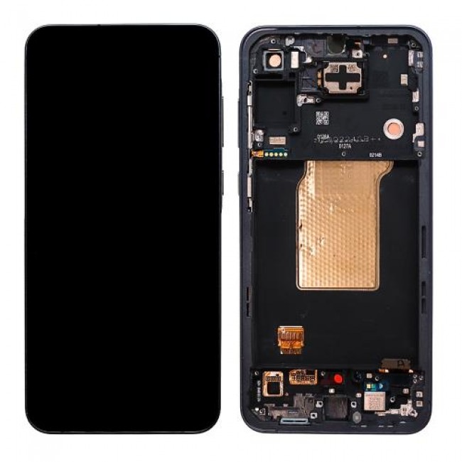 Οθόνη με Touch Screen & Μπροστινή Πρόσοψη Samsung A556B Galaxy A55 5G Σκούρο Μπλε (Original)