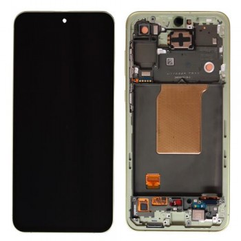 Οθόνη με Touch Screen & Μπροστινή Πρόσοψη Samsung A556B Galaxy A55 5G Κίτρινο (Original)