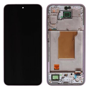 Οθόνη με Touch Screen & Μπροστινή Πρόσοψη Samsung A356B Galaxy A35 5G Μωβ (Original)