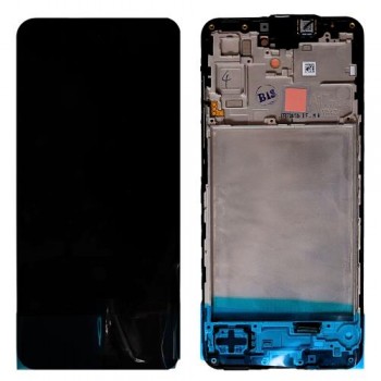 Οθόνη με Touch Screen & Μεσαίο Πλαίσιο Samsung A176 Galaxy A17 5G Μαύρο (Original)