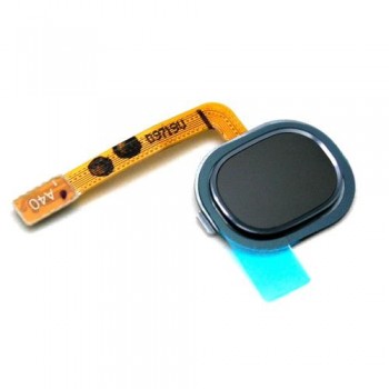 Καλώδιο Πλακέ με Εξωτερικό Κεντρικό Πλήκτρο Home Samsung A405F Galaxy A40 Μαύρο (Original)