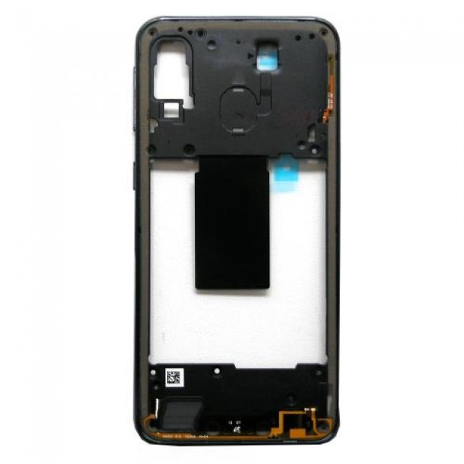 Μεσαίο Πλαίσιο Samsung A405F Galaxy A40 Μαύρο (Original)
