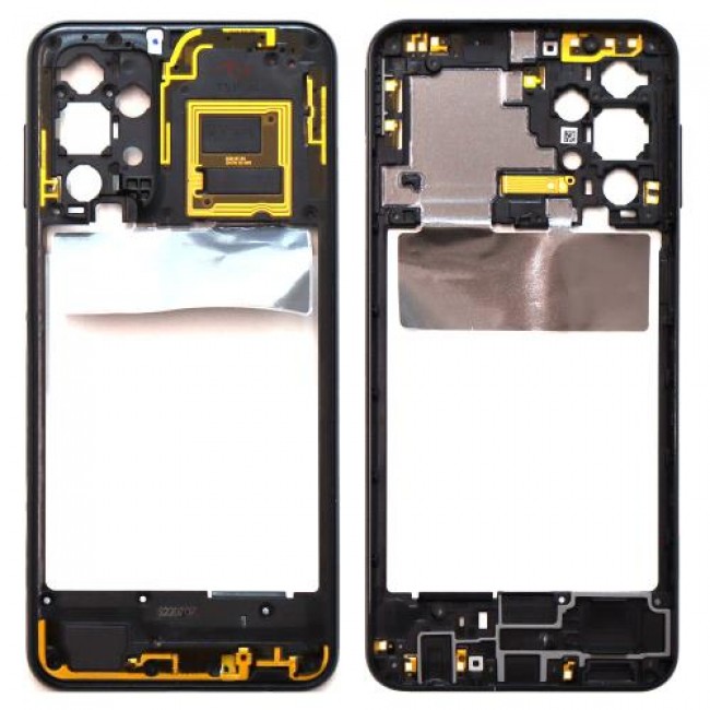 Μεσαίο Πλαίσιο με Κεραία Samsung A236B Galaxy A23 5G Μαύρο (Original)