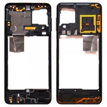 Μεσαίο Πλαίσιο Samsung A225F Galaxy A22 4G Μαύρο (Original)