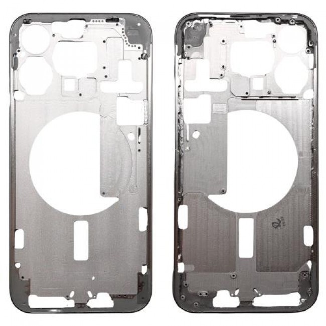 Μεσαίο Πλαίσιο Apple iPhone 15 Pro Titanium Λευκό (OEM)