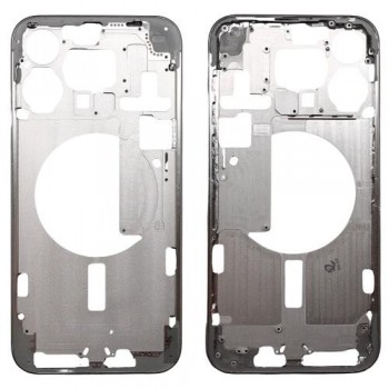 Μεσαίο Πλαίσιο Apple iPhone 15 Pro Max Titanium Λευκό (OEM)