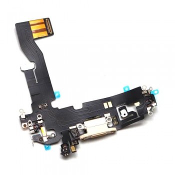 Καλώδιο Πλακέ Apple iPhone 12/ 12 Pro με Επαφή Φόρτισης Λευκό (OEM)