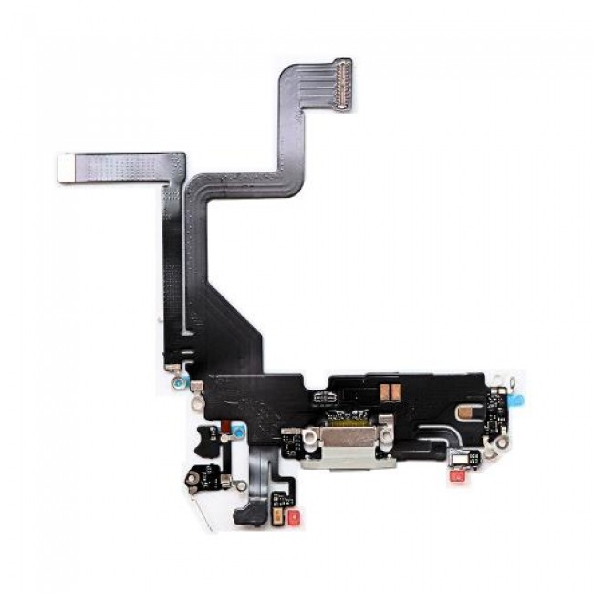 Καλώδιο Πλακέ Apple iPhone 14 Pro με Επαφή Φόρτισης Λευκό (OEM)