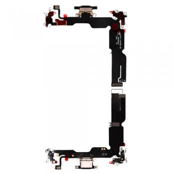 Καλώδιο Πλακέ Apple iPhone 15 Plus με Επαφή Φόρτισης & Μικρόφωνο Μαύρο (OEM)