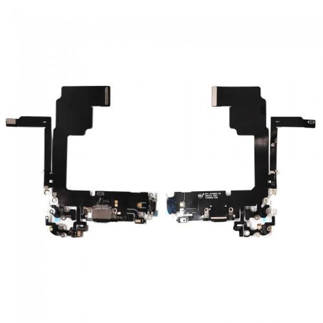 Καλώδιο Πλακέ Apple iPhone 15 Pro με Επαφή Φόρτισης & Μικρόφωνο Μαύρο (OEM)