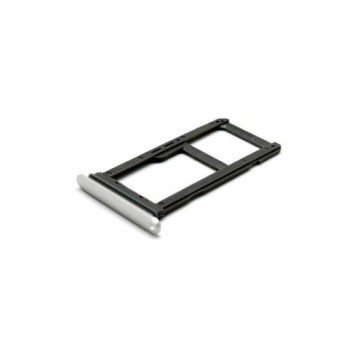 Βάση Κάρτας Sim & SD Samsung G935F Galaxy S7 Edge Λευκό (Original)