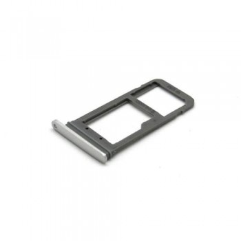 Βάση Κάρτας Sim & SD Samsung G930F Galaxy S7 Λευκό (Original)