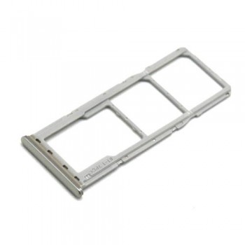 Βάση Κάρτας Sim & SD Samsung A705F Galaxy A70 Λευκό (Original)