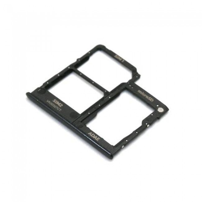 Βάση Κάρτας Sim & SD Samsung A415F Galaxy A41 Μαύρο (Original)