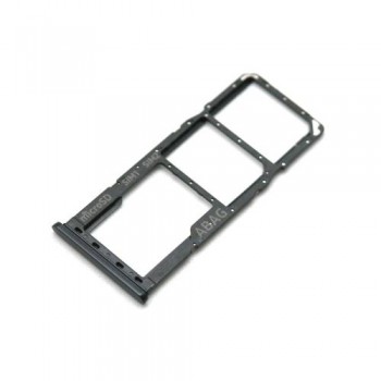Βάση Κάρτας Sim & SD Samsung A217F Galaxy A21s Μαύρο (Original)
