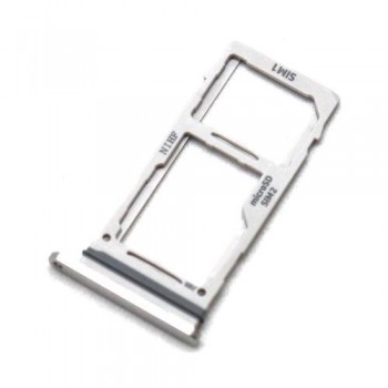 Βάση Κάρτας Sim & SD Samsung N986B Galaxy Note 20 Ultra 5G Λευκό (Original)