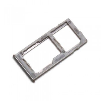 Βάση Κάρτας Sim & SD Samsung A426B Galaxy A42 5G Γκρι (Original)
