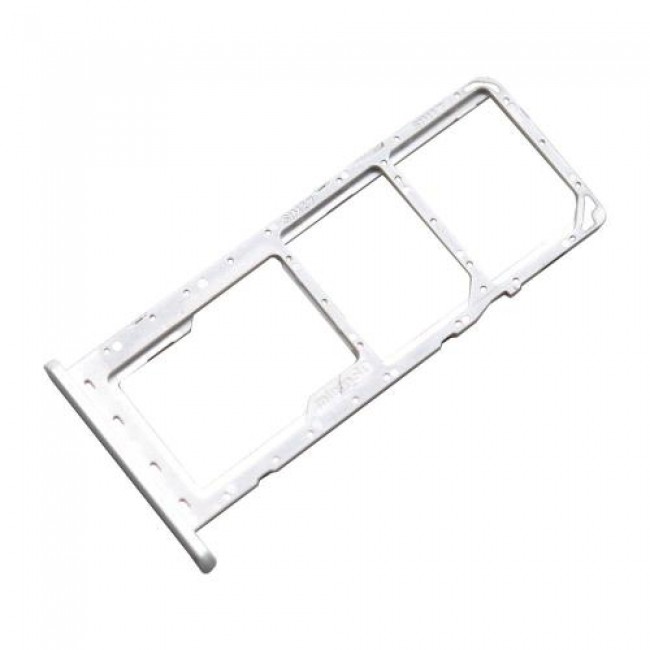 Βάση Κάρτας Sim & SD Samsung A037G Galaxy A03s Λευκό (Original)