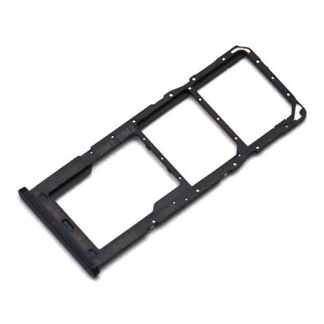 Βάση Κάρτας Sim & SD Samsung A225F Galaxy A22 4G Μαύρο (Original)