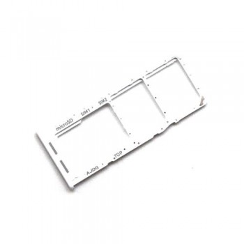 Βάση Κάρτας Sim Samsung A047F Galaxy A04s Λευκό (Original)