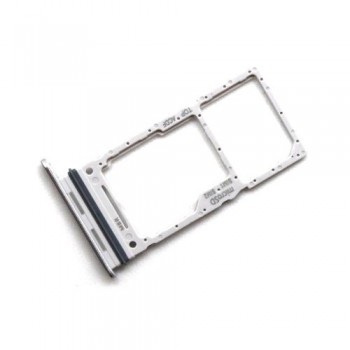 Βάση Κάρτας Sim & SD Samsung A346B Galaxy A34 5G Ασημί (Original)